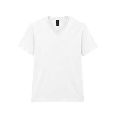Camiseta cuello de pico White M