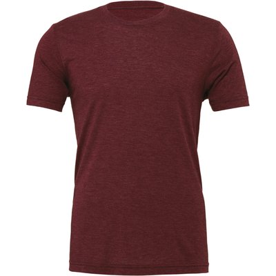 Camiseta cuello redondo manga corta Maroon Triblend M