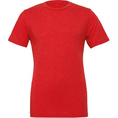 Camiseta cuello redondo manga corta Red Triblend XS