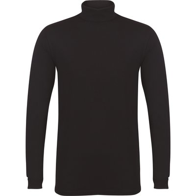 Camiseta cuello vuelto hombre Black Xl