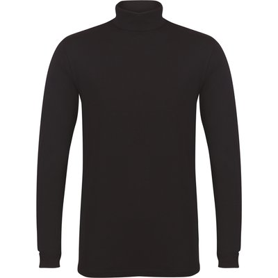 Camiseta cuello vuelto hombre Black Xxl