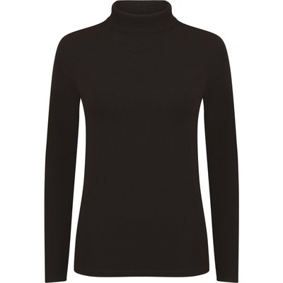 Camiseta cuello vuelto mujer Black XS