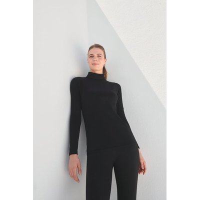 Camiseta cuello vuelto mujer