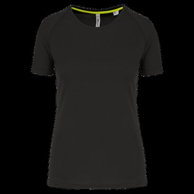 Camiseta deporte corte recto Black Xxl
