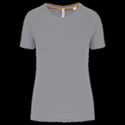 Camiseta deporte corte recto Fine Grey M