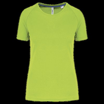 Camiseta deporte corte recto Lime XXL
