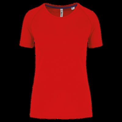 Camiseta deporte corte recto Red S