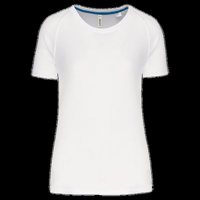Camiseta deporte corte recto White L