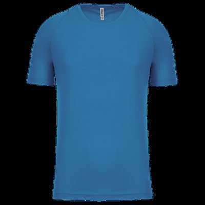 Camiseta de deporte hombre poliéster Aqua Blue XL
