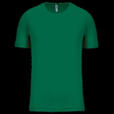 Camiseta de deporte hombre poliéster Kelly Green XXL