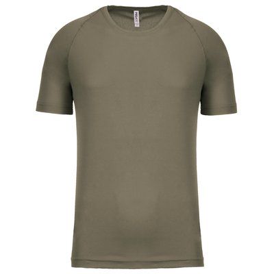 Camiseta de deporte hombre poliéster Light Army Green XXL