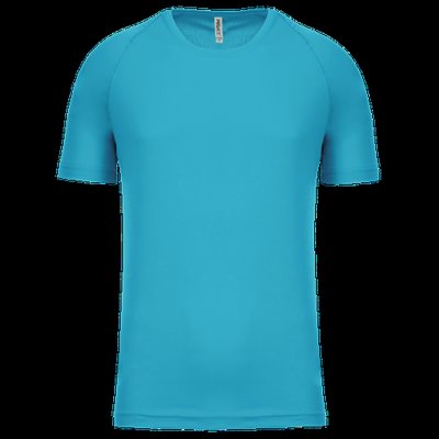 Camiseta de deporte hombre poliéster Light Turquoise XS