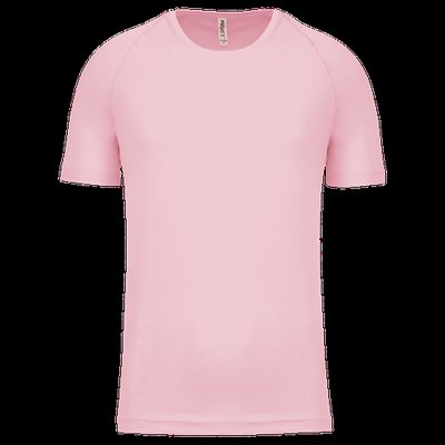 Camiseta de deporte hombre poliéster Pale Pink S