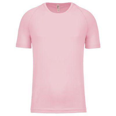 Camiseta de deporte hombre poliéster Pale Pink XL