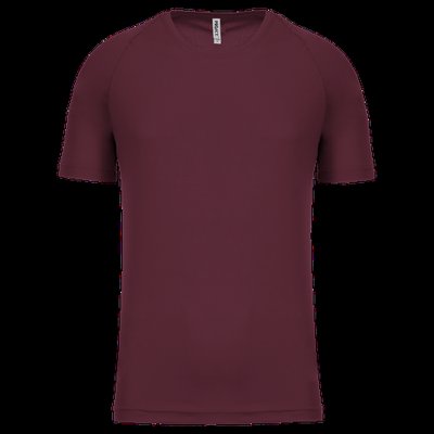 Camiseta de deporte hombre poliéster Wine L