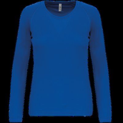 Camiseta de deporte manga larga poliéster Sporty Royal Blue XS