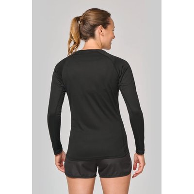 Camiseta de deporte manga larga poliéster