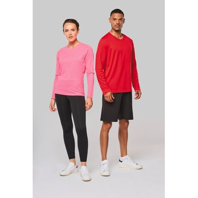 Camiseta de deporte manga larga poliéster