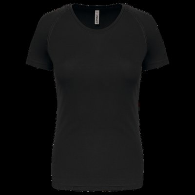 Camiseta de deporte mujer poliéster Black XS