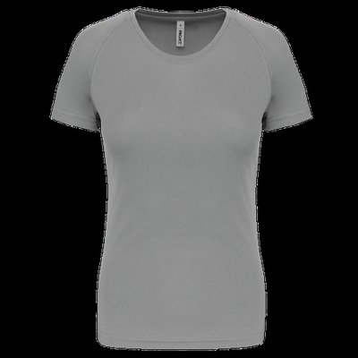 Camiseta de deporte mujer poliéster Fine Grey M