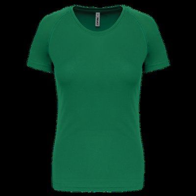 Camiseta de deporte mujer poliéster Kelly Green L