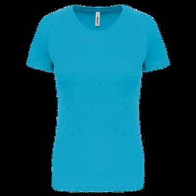 Camiseta de deporte mujer poliéster Light Turquoise L