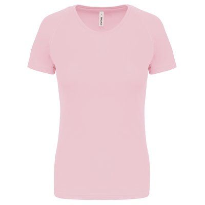 Camiseta de deporte mujer poliéster Pale Pink M