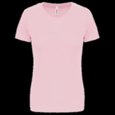 Camiseta de deporte mujer poliéster Pale Pink S
