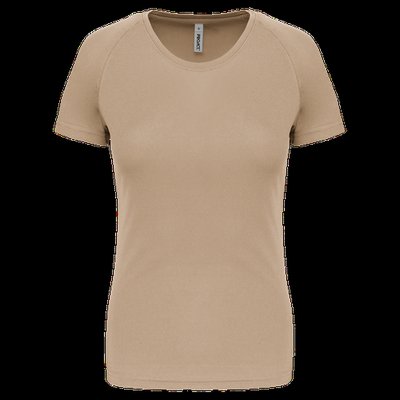 Camiseta de deporte mujer poliéster Sand L