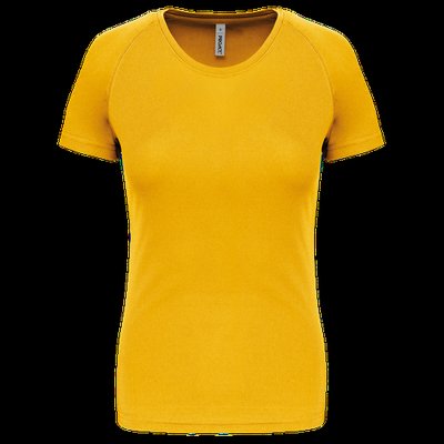 Camiseta de deporte mujer poliéster True Yellow XL