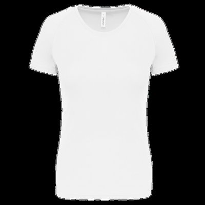 Camiseta de deporte mujer poliéster White XL