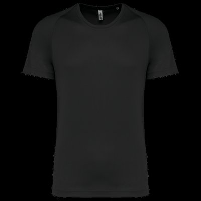 Camiseta deporte reciclada para hombre Black XS