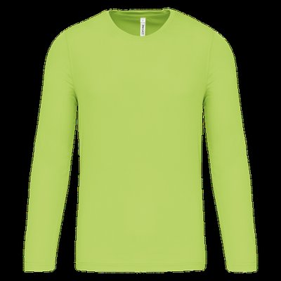 Camiseta de deporte secado rápido manga larga Lime XXL