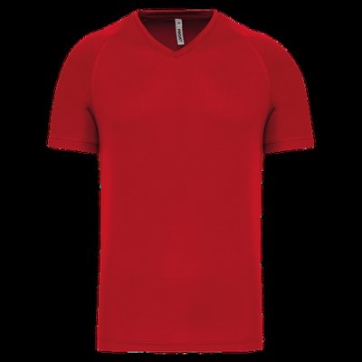 Camiseta de deporte secado rápido Red M