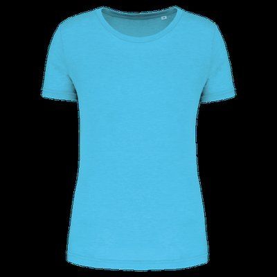 Camiseta deporte Tejido de jersey antibolitas. Light Turquoise L