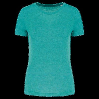 Camiseta deporte Tejido de jersey antibolitas. Turquoise Blue Heather XL