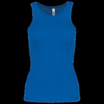 Camiseta de deporte tirantes para chica Aqua Blue M