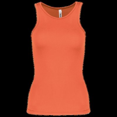 Camiseta de deporte tirantes para chica Fluorescent Orange L