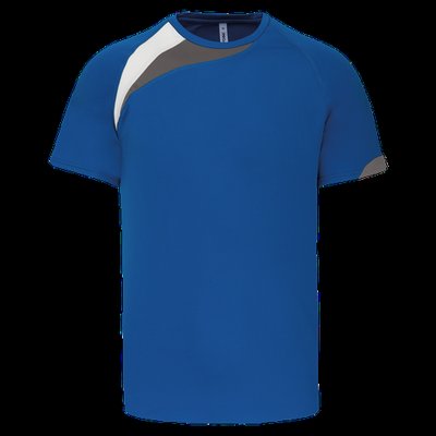 Camiseta deportes manga corta niños Sporty Royal Blue / White / Storm Grey 6/8 ans