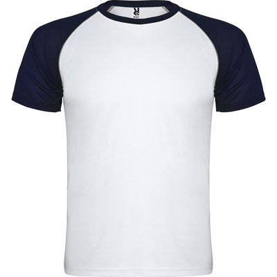 Camiseta Deportiva Bicolor BLANCO/MARINO 8