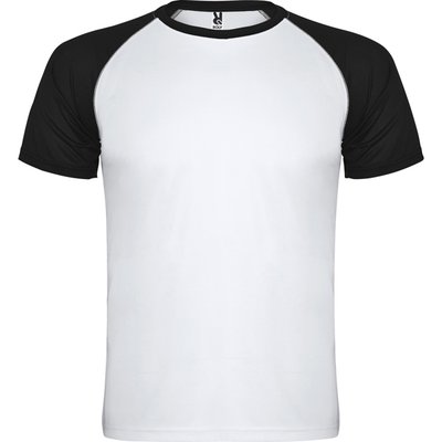 Camiseta Deportiva Bicolor BLANCO/NEGRO 16