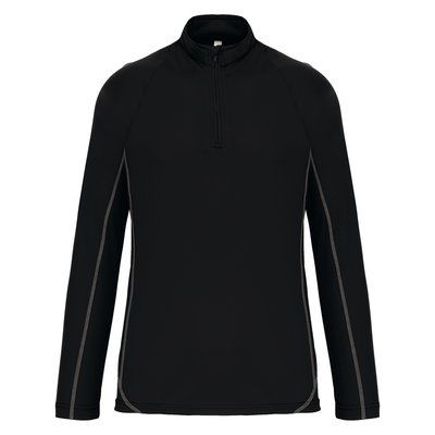 Camiseta deportiva manga larga hombre Black L