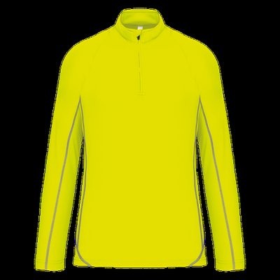 Camiseta deportiva manga larga hombre Fluorescent Yellow S