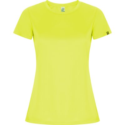 Camiseta ECO Manga Corta Mujer Control Dry Amarillo Fluor 2XL