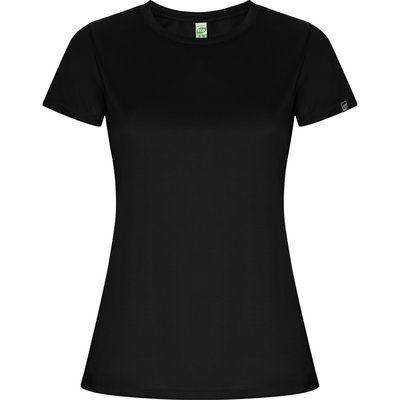 Camiseta ECO Manga Corta Mujer Control Dry Negro 2XL