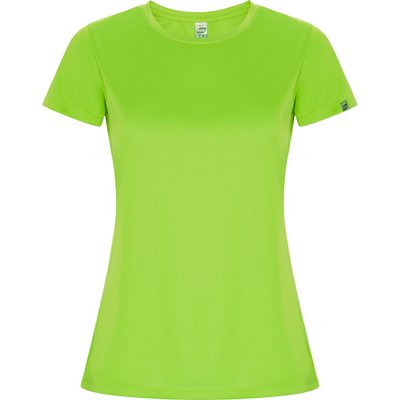 Camiseta ECO Manga Corta Mujer Control Dry Verde Fluor S