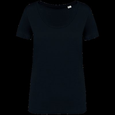Camiseta ecorresponsable mujer Black Xl