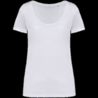 Camiseta ecorresponsable mujer White Xl