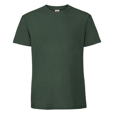 Camiseta Efecto piel de melocotón Bottle Green L