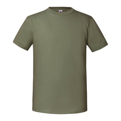 Camiseta Efecto piel de melocotón Classic Olive Xl